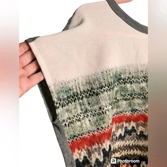 Zara shirt, Boxy, Sleeveless, boho pattern, Cropped Flowy Small Medium - Picture 8 of 9